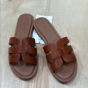 Casual to Dressy  Tan Leather Sandals